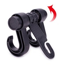 플라스틱헤드레스트걸이 블랙차량용후크 다용도차량정리자동차걸이 360도회전