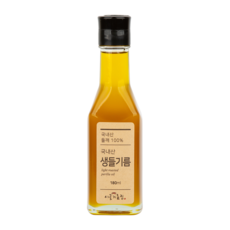 시골기름집 국내산 생들기름, 1개, 180ml