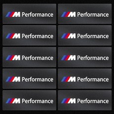 자동차 인테리어 장식 스티커 배지 BMW M M3 M4 M5 X1 X3 X5 X6 X7 F10 F20 F22 F30 G20 G30 성능 용 자동 스타일링, 10개