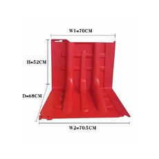 차수벽 이동식 워터댐 주차장 소형 차수막 건물 70x68x52cm 박스월 용품 66cm, 1개