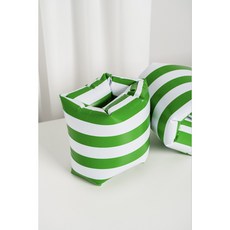 JH 성인용 암튜브 수영보조용품, 1개, 그린 스트라이프+그린 스트라이프 4p