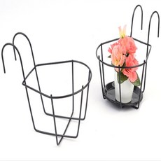 웅스토어 철제베란다화분걸이 화분추락방지거치대, 받침대형 - 중