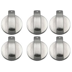 범용 스토브 제어 손잡이 주방 쿡탑 금속 레인지 버너 스위치 버튼 합금 가스 쿠커 액세서리, A 6pcs, 3) A 6pcs, A 6pcs, 6개