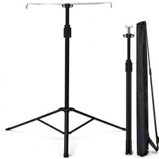 빔프로젝터 스크린 족자형 80 100 120인치 벽걸이 캠핑용 가정용 40 60인치 빔스크린 울트라매트원단 클래식뷰, 100~120스크린 블랙삼각대