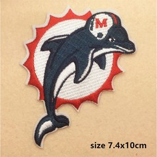 NFL美國橄欖球隊隊標刺繡布貼 帶背膠可熨燙 運動服飾補丁裝飾, 1個, NFL-16