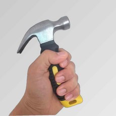 휴대용 캠핑 짧은 손망치 소형 장도리 망치 미니못박기 쇠망치 장도리망치, SSY_ 62477, 1개