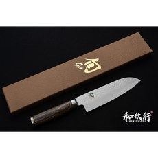 「和欣行」現貨 旬 Shun PREMIER 大馬士革 槌印 三德刀 TDM 0702, 1個, 加購絨布刀套