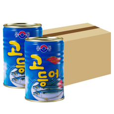 유동 고등어 통조림 캔 찌개, 24개, 400g