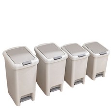 北歐垃圾桶 窄型垃圾桶, 腳踏式垃圾桶<灰白>20L 超取最多1件