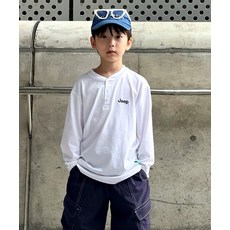 지프 JEEP JEEPKIDS 그린라벨 헨리넥 긴팔티KQ5TSU011WH 385893