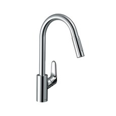 Hansgrohe 漢斯格雅 Focus M41 伸縮廚房龍頭 兩段式出水 廚房清潔好幫手, 1個