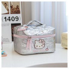 Sorpci 산리오 헬로 키티 화장품 파우치 고퀄 대용량 수납함