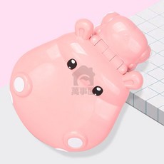 河馬造型聲光磁性釣魚台玩具, 粉紅色, 1個