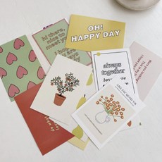 다이어리 엽서 감성 인테리어 꾸미기, 13pcs DC003188