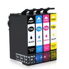 印彩 T10J 副廠墨水匣 相容於 XP-2200 WF-2930, 四色套裝（黑藍紅黃）, 1個