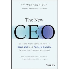 (영문도서) The New CEO: Lessons from Ceos on How to Start Well and Perform Quickly (Minus the Common Mis... Hardcover, Wiley, English, 9781394244348