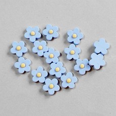 데코장식(앙증꽃송이_12 하늘), 이백개입*1봉