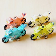 仿真迴力外送摩托車/4色可選】迴力車 仿真機車 Q版摩托車 小汽車玩具 玩具摩托車 小綿羊摩托車 小車車, 淺色重機隨機一台, 1個