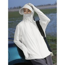 夏季防曬衣女 冰絲戶外騎車防紫外線大帽檐透氣休閒寬鬆防曬服