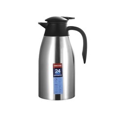 304不鏽鋼保溫瓶 高效保溫 大容量2000ml 家用/戶外露營保溫水壺, 銀色2L（24h保溫）, 1個, 2L