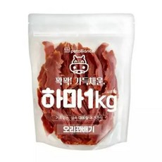 반려 펫얼라이언스 하마 오리 꽈배기 1kg, 1개