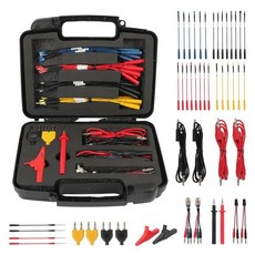 AUTOOL 68PCS 멀티미터 키트 가능한 피어싱 테스트 교체 와이어 프로브가 리드, 48