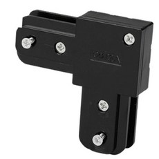 비츠온 레일조명 레일부속 자바라연결, 블랙, 1개