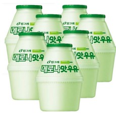 빙그레 메로나맛 우유, 7개, 240ml