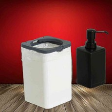 미니 뚜껑 휴지통 책상 테이블 부엌 쓰레기통