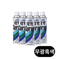 일신 락카 스프레이 420ml 방청 도색 페인트 무광 유광 코팅 리폼 금색 흑색, 무광흑색 10개, 10개