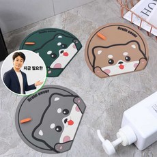 쌍문상회 지금 필요한 실리콘 욕조 화장실 세면대 배수구 배수구덮개 다용도 덮개 K31872EA, 브라운