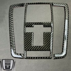 亮光3D真碳纖維 Carbon Fiber 前閱讀燈框 貼片 適合 08-14 W204 C350 C63