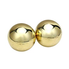 手部按摩球 金屬按摩球 舒緩手部疲勞 促進血液循環 隨身攜帶按摩器, 4cm保健球一對, 1個