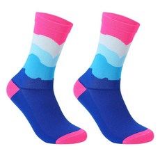 스포츠 양말 남여 사이클링 야외 도로 자전거 러닝 농구 신발, 색상: 7. 금 / 크기: A. 37-44, 1개