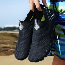 남녀공용 다이빙 채집망 소통 방지 미끄럼, 44(270mm), 블랙