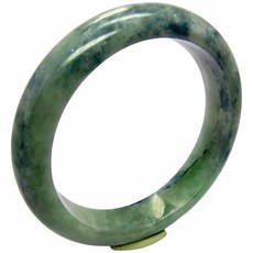 小樂 珍珠 翡翠手鐲 正水藍色灑花玉鐲 手圍18.2號 內徑57mm, 1個