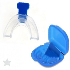 코골이 개선 치아 보호 수면 보조 실리콘 마우스가드 치열 교정 구강 케어 용품, 1개, 셀프마우스피스