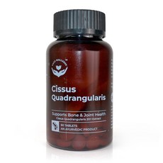 Vayu Wellness Cissus Quadrangularis Tablets Supports Bone Joint Health |Ayurvedic Hadjod 60 Tablets, 4개, 60정