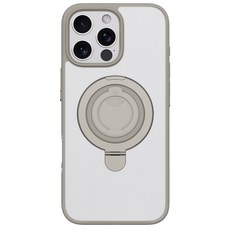 DEVIA iPhone 16 Pro Max MagSafe 保護殼 附指環扣, 灰色, 1個