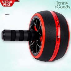 제니앤굿즈 AB코어휠 레드 복근운동기구 코어휠 홈트 복근트레이닝 헬스용품 복부