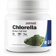 뉴트리코스트 클로렐라 브로큰셀워 3000mg 454g 150회분 Chlorella, 1개