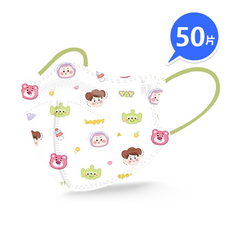 兒童專用口罩 韓版蝶型 KN95高端防護 過濾98% 獨立包裝 4D立體口罩 4-13歲可愛小孩大童口罩, 1套, 【兒童蝶型】巴斯光年 獨立包裝, 50個裝