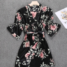 루체트리 로브 플라워 실크 골프가운 LM-0332 가운