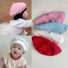 니트 아기베레모 꼭지 빵모자 아기모자 남녀공용 JA봄봄