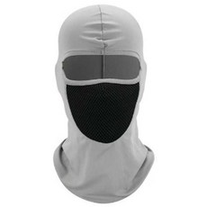 올유 용접두건 안면 보호대 통기성 방풍 마스크, 라이트그레이, 1개