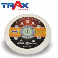 TRAX工具小舖 6吋6孔魔鬼氈軟Q薄黏扣盤 低斜度盤, 1個