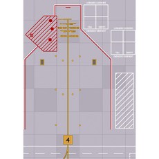 RBF 1:400 停機坪 APRON4-4-A4, 1個