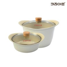 키친아트 베이직 IH 인덕션가능 세라믹코팅 냄비세트 2종J 전22+곰26, 키친아트 베이직 IH 인덕션가능 세라믹코팅 냄비세트 2