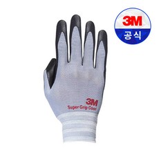 3M 여름용 슈퍼그립 쿨 / 냉감 시원한 여름전용 장갑 얇은 통풍 시원한 작업용 택배 물류 포장, 그레이, 1개