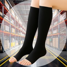 종아리 압박밴드 XL 블랙 홈케어제품 야외활동용근육지지대 신축성원단 부상방지구 근육피로완화 운동보조도구, 1